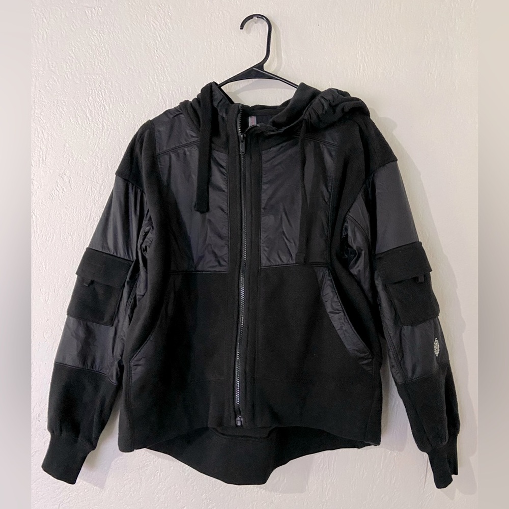 Free People Zip-up Sweater | Color: Black | Size: XS